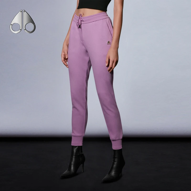 MOOSE KNUCKLES  女士棉运动束脚休闲修身卫裤M31LR751