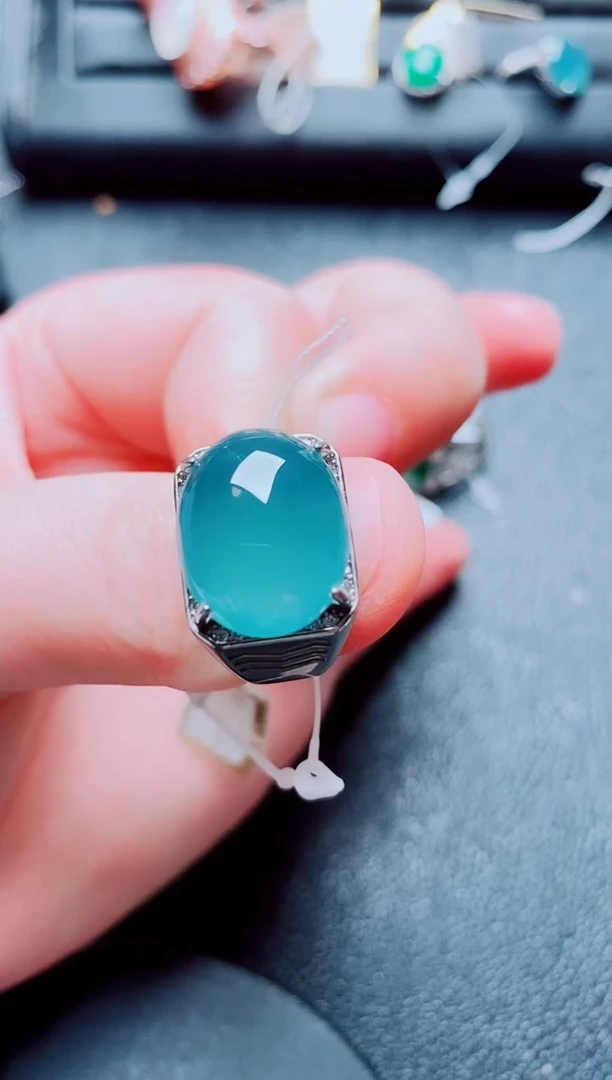 银S925镶嵌戒指翡翠11111