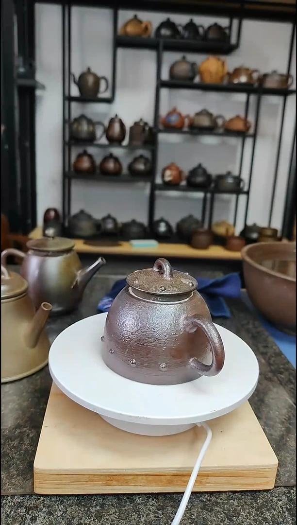 深****）秦权壶  柴烧
