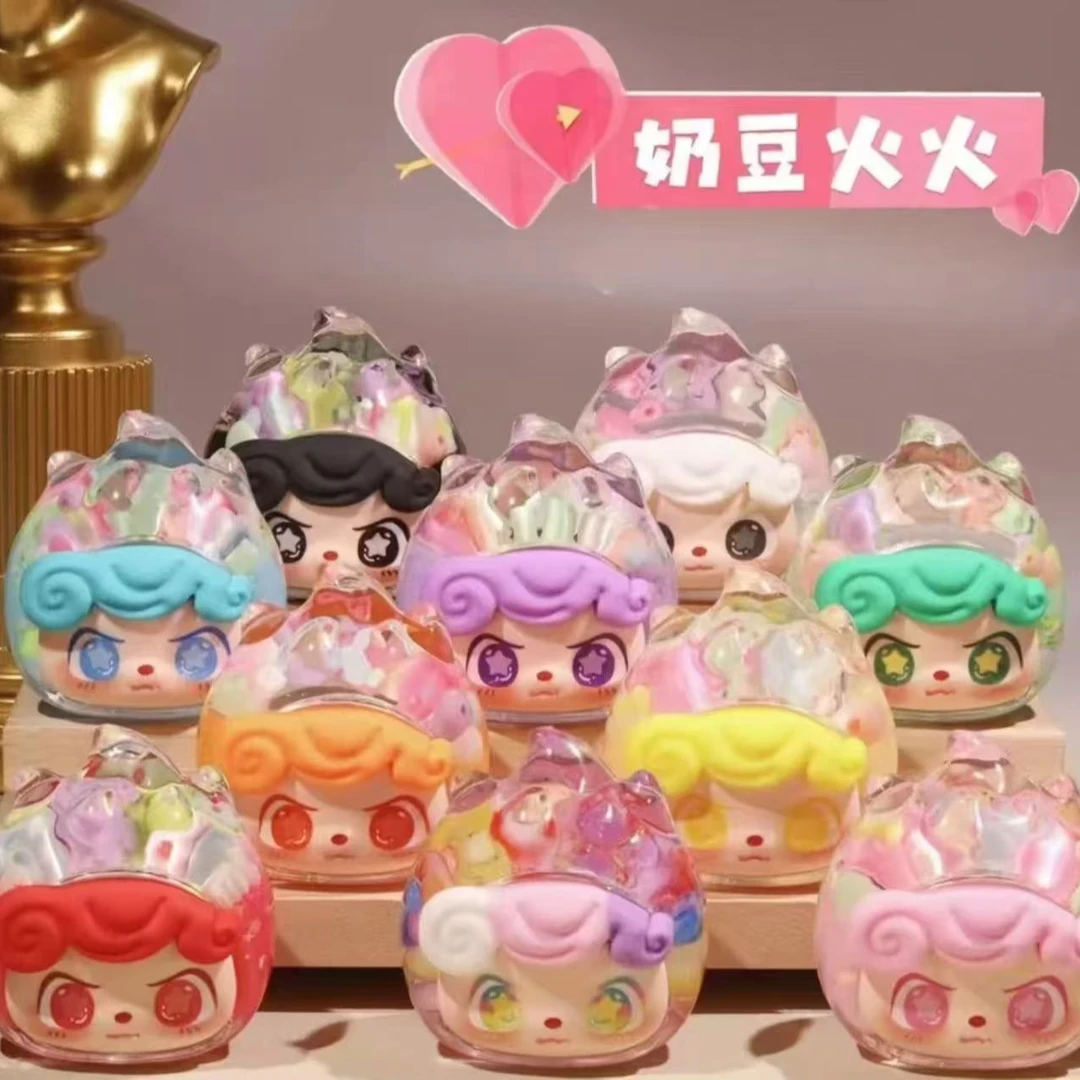 超萌流沙奶豆香味夜光火龙果创意diy摆件