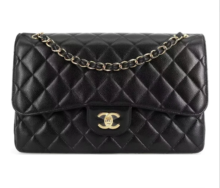 99新 Chanel/香奈儿 【交个朋友专属】黑色CF jumbo口盖包/15开左右