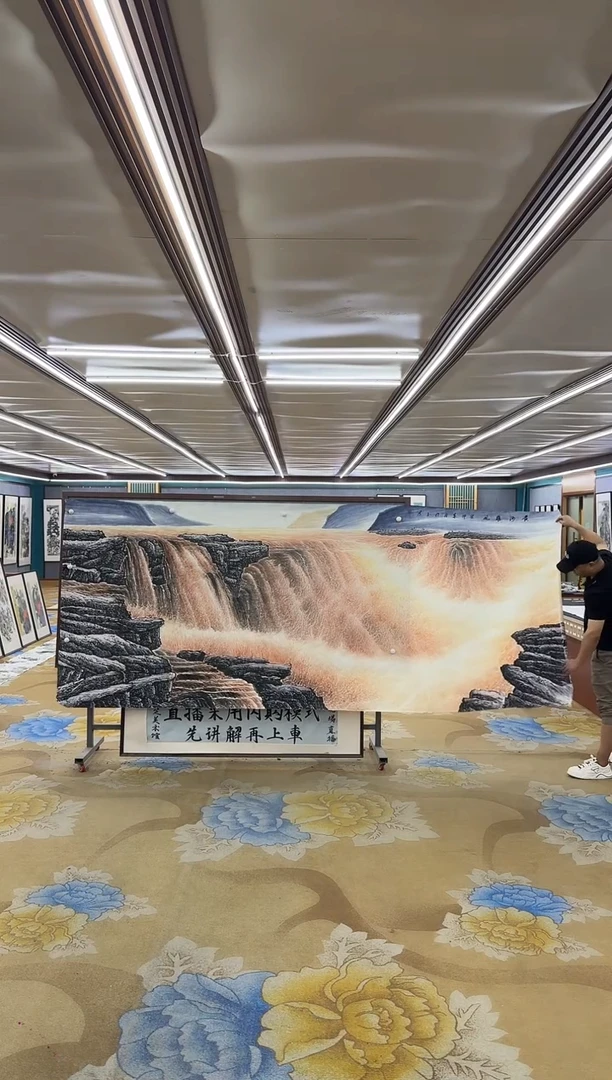 国画M张伦玉-大丈二-山水国画