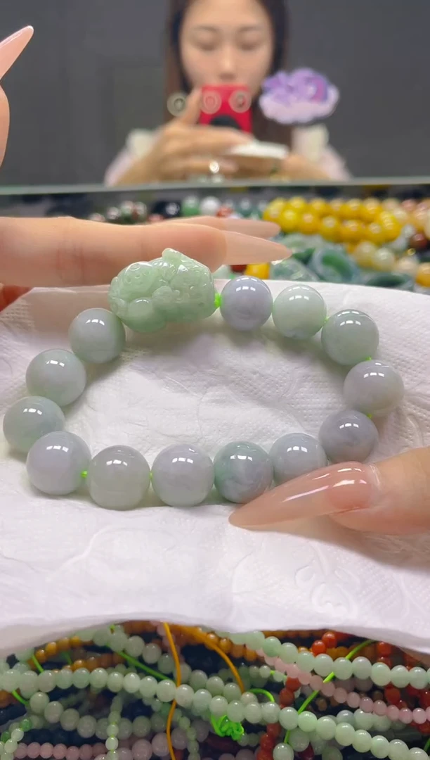 颈饰未镶嵌翡翠13MM