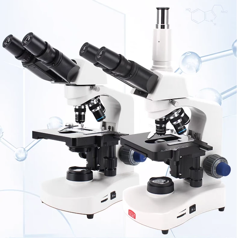 江南专业级光学实验显微镜N-117M双目三目高倍中学生可看细菌精子