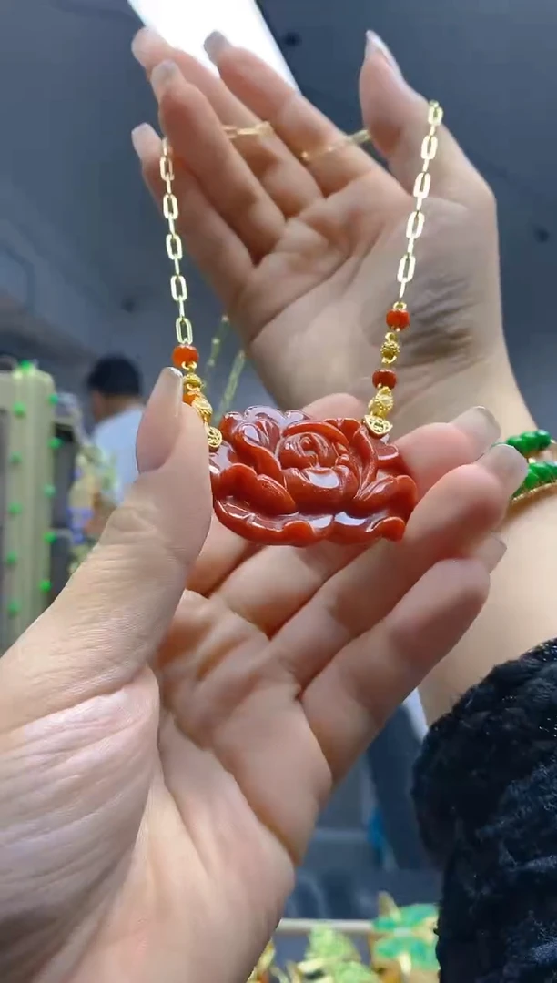 【闪购商品】翡翠耳饰合金286翡翠锁骨链