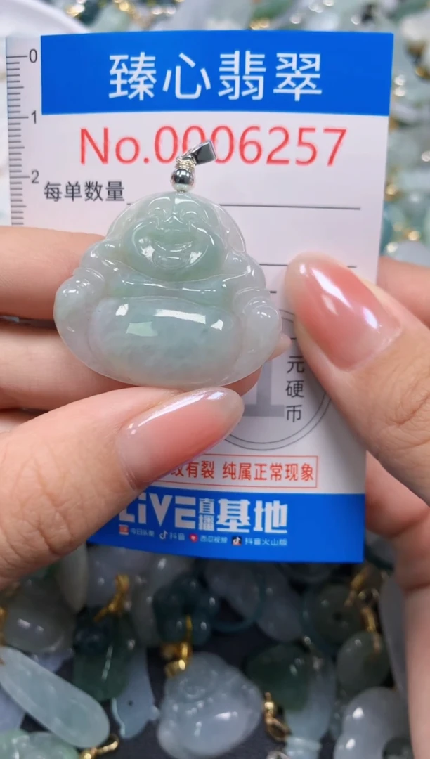 吊坠(不含链)未镶嵌翡翠6257