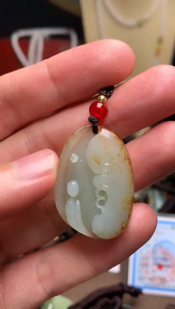 颈饰未镶嵌和田玉新疆料青海料清水和田玉吊坠