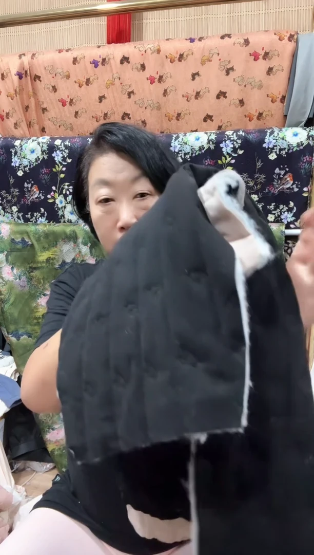 棉裤裁片裤男黑色一条一单中