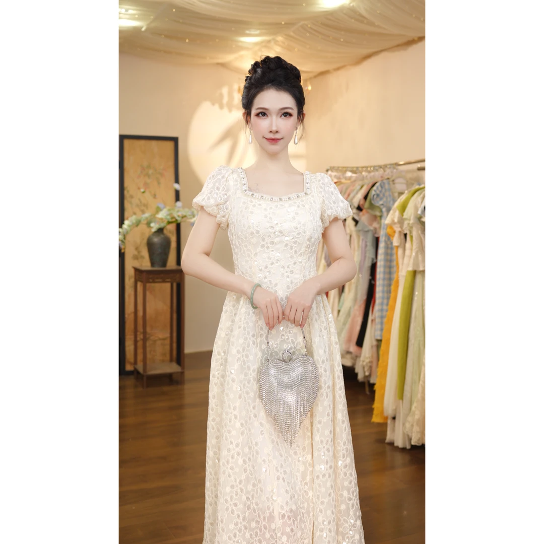 七姐原创-乖乖女-1435 连衣裙（YQ977）-114cm