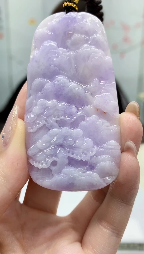 【闪购商品】定制翡翠未镶嵌4829jw-毛货挂件61