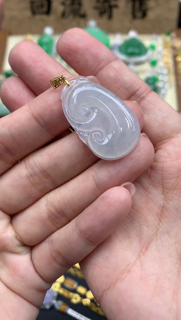 【闪购商品】翡翠颈饰18K金镶嵌15-中国好珍宝