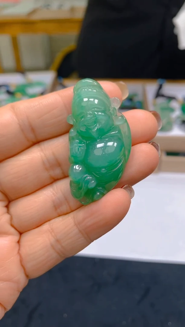 【闪购商品】石英质玉颈饰未镶嵌冰美人非洲翠063