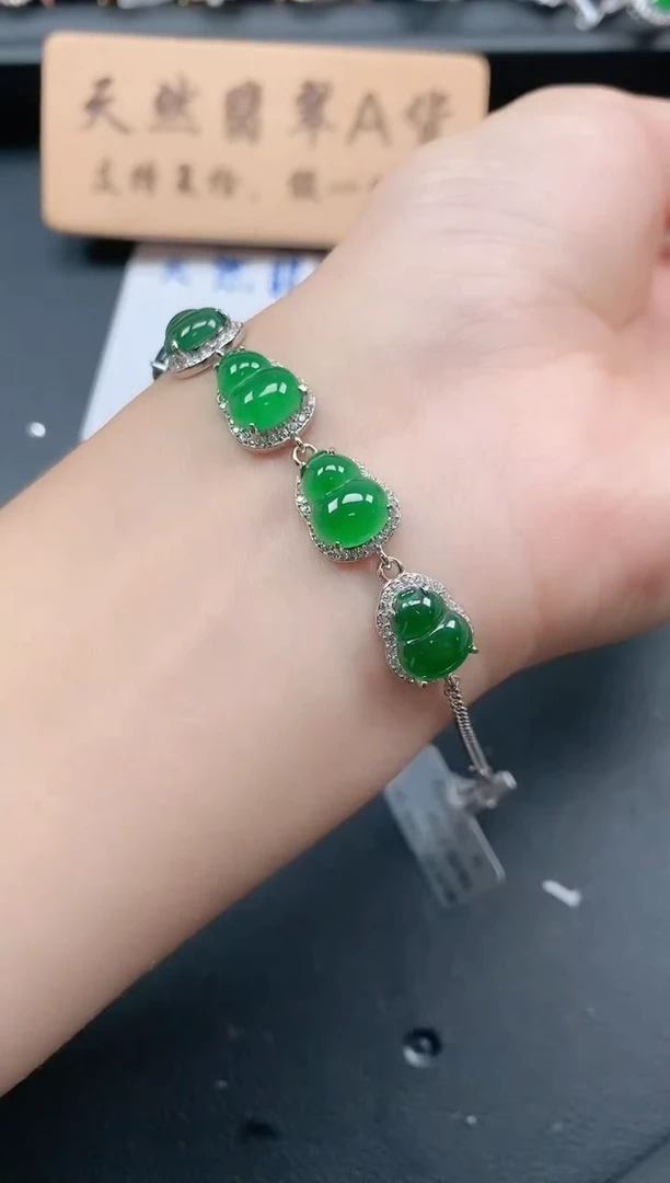 银S925镶嵌戒指翡翠111