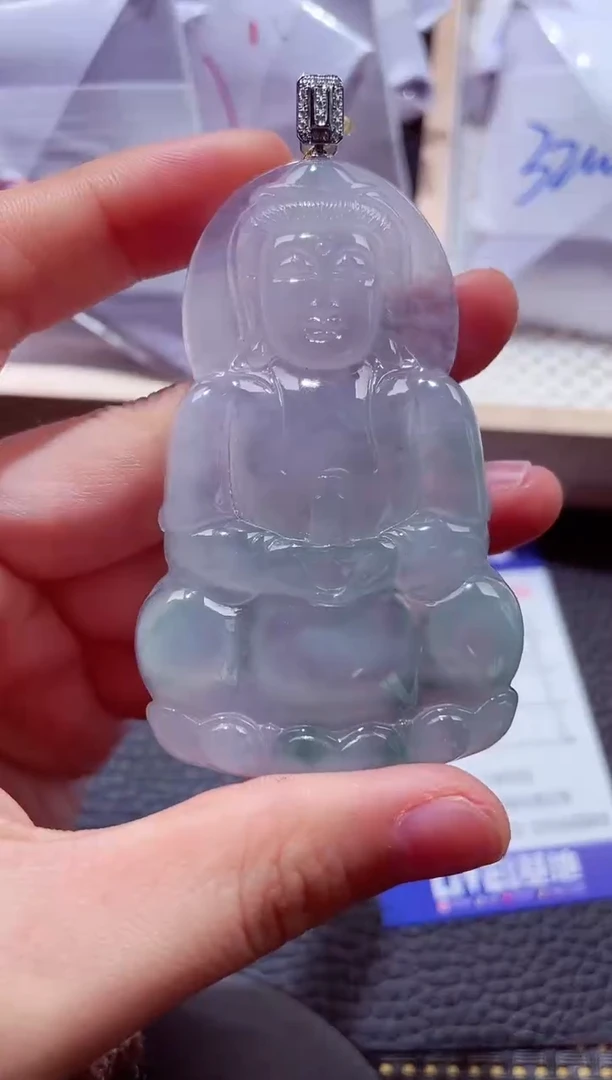 18K金镶嵌挂件翡翠000088888