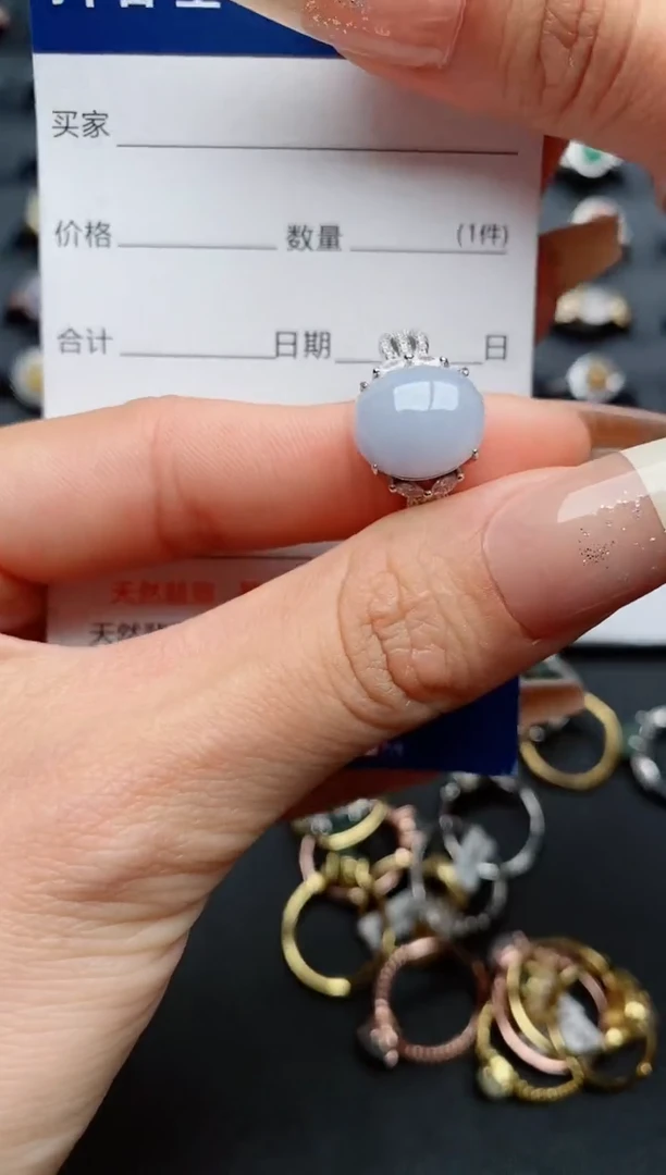 【闪购商品】翡翠戒指银S925镶嵌..........