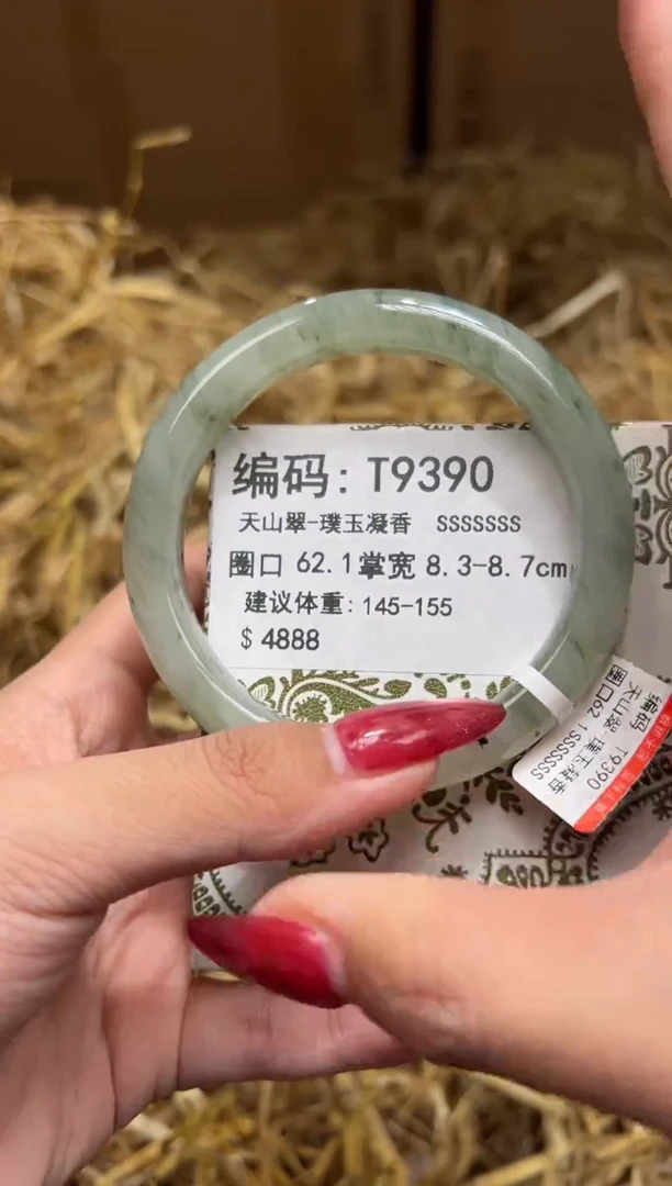 未镶嵌手镯石英质玉T9390