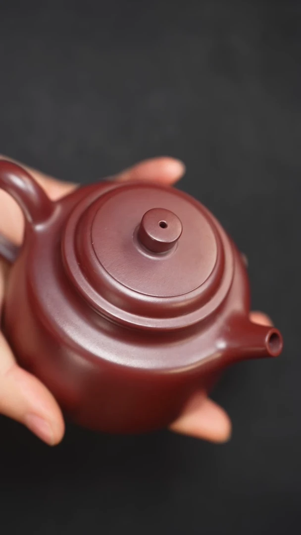 【闪购商品】紫砂茶壶纯料龙血砂德中220CC