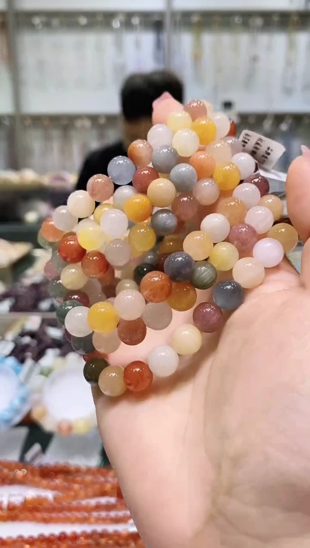 未镶嵌手链水晶多样性发其一兔毛8.5+