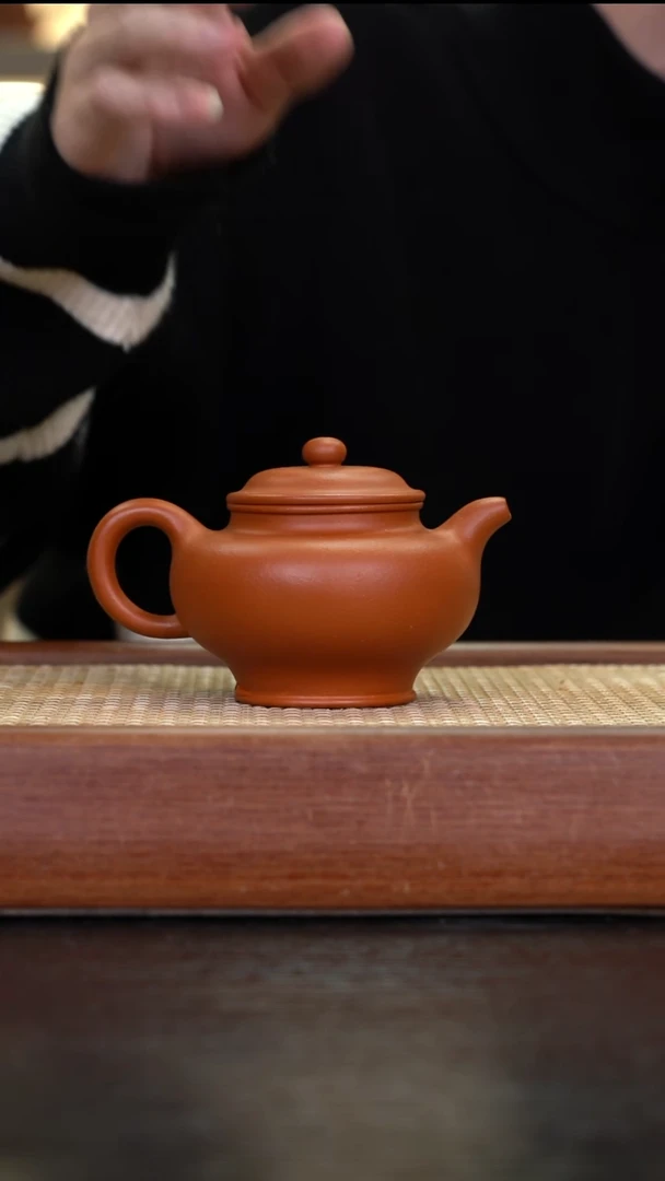 茶壶紫砂LD   赵庄朱泥   掇只    180cc