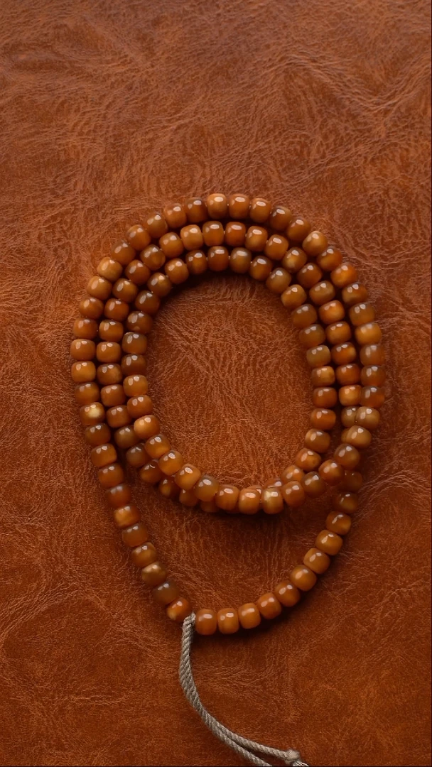 吊坠星月菩提龙脊菩提 老型108 尺寸0.67 原生态玉化