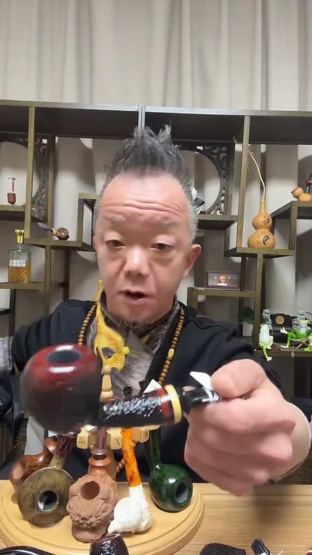 005纯手工石楠木烟斗