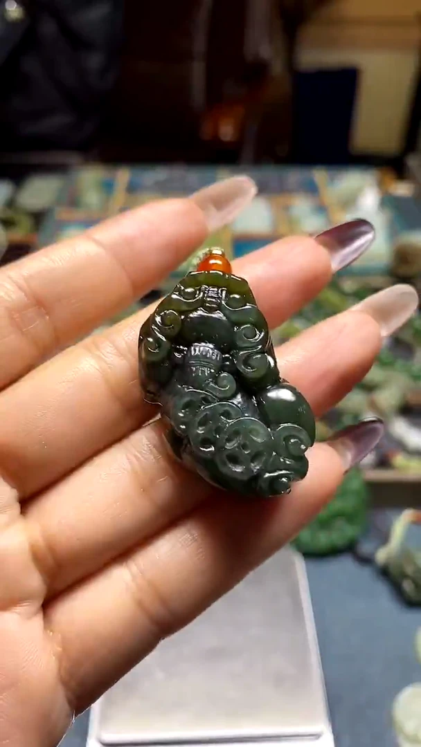 颈饰未镶嵌和田玉多样性拍一发一