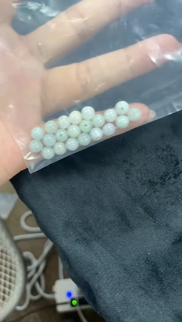 项链未镶嵌翡翠天然翡翠散珠