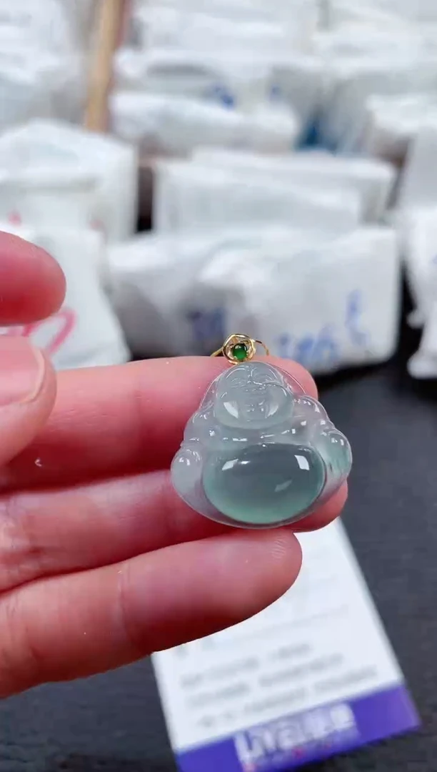 【闪购商品】翡翠颈饰18K金镶嵌00006112