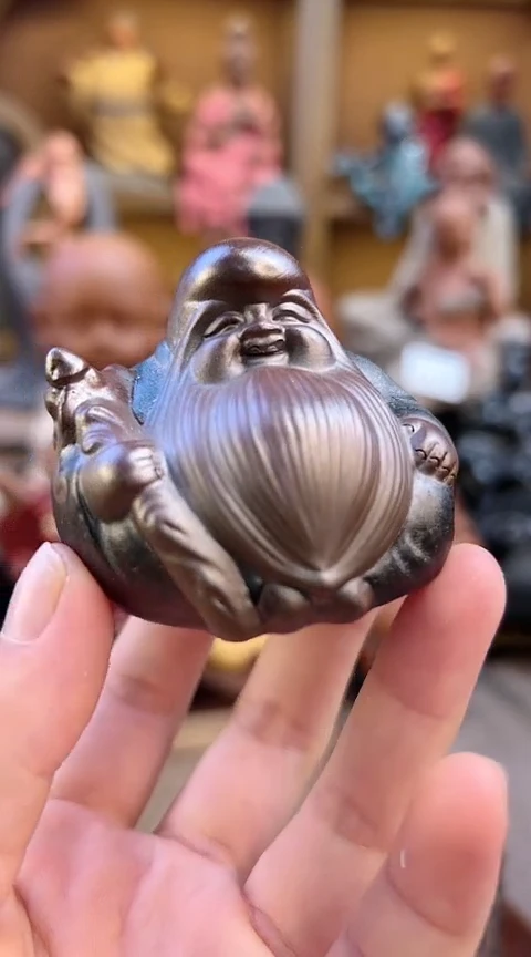 紫砂茶宠器闵茶宠摆件