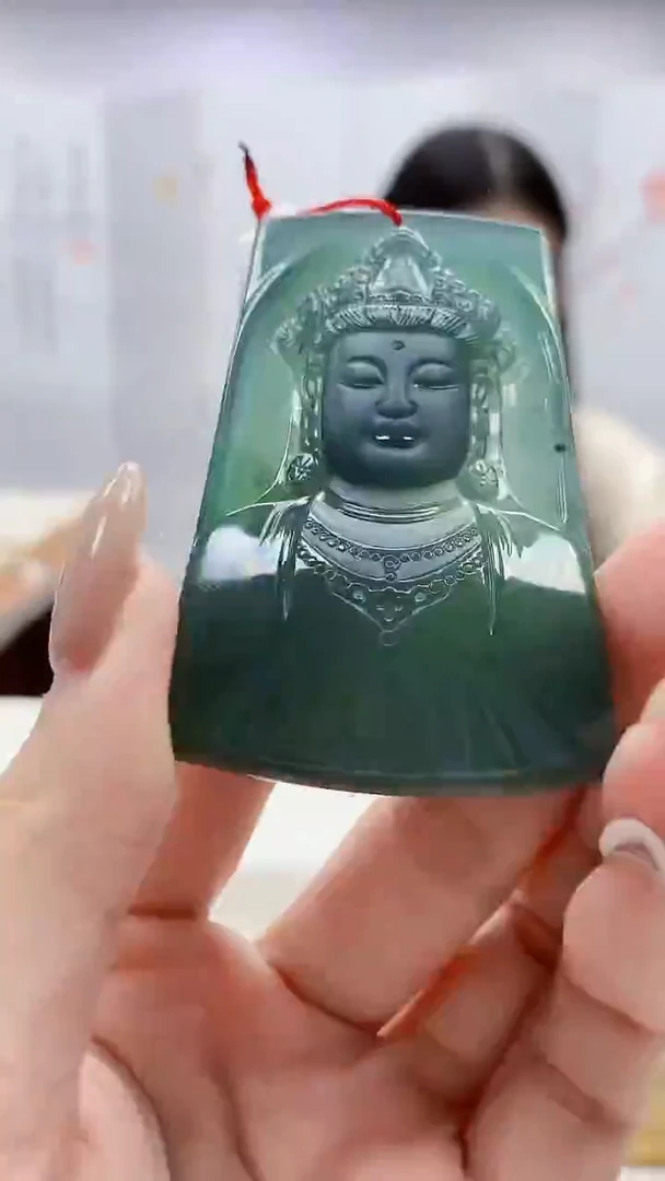 未镶嵌定制翡翠4812lr-毛货挂件37