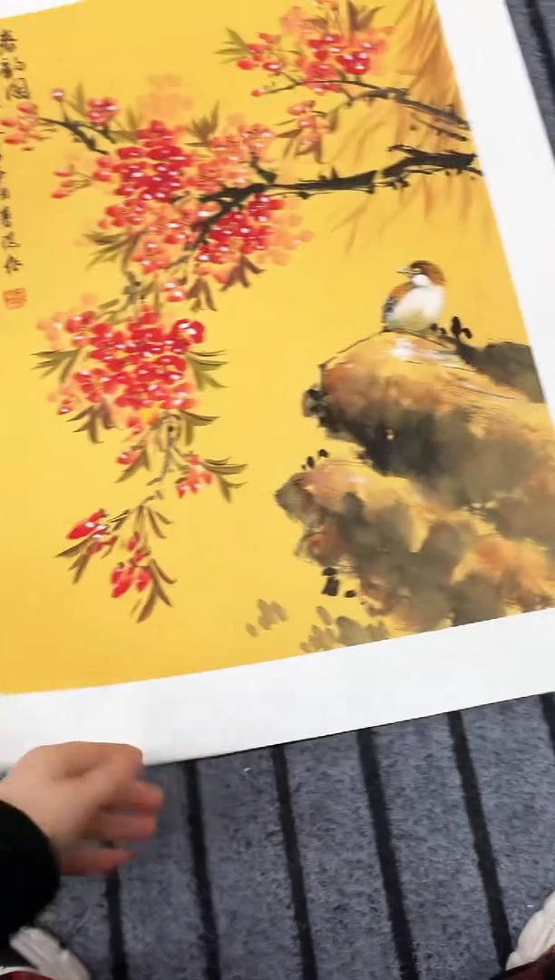 精品国画花鸟作品