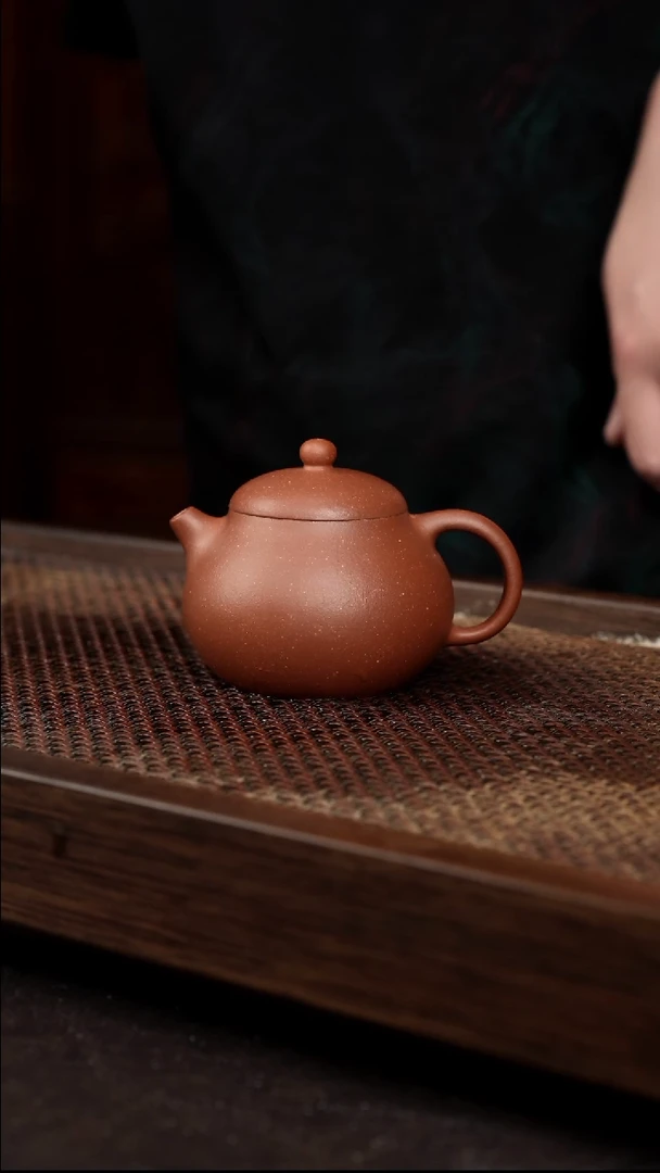 茶壶紫砂红降坡文旦