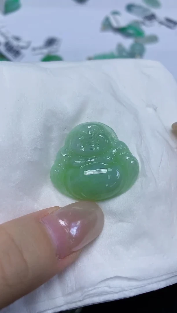 翡翠未镶嵌颈饰天然缅甸翡翠A货