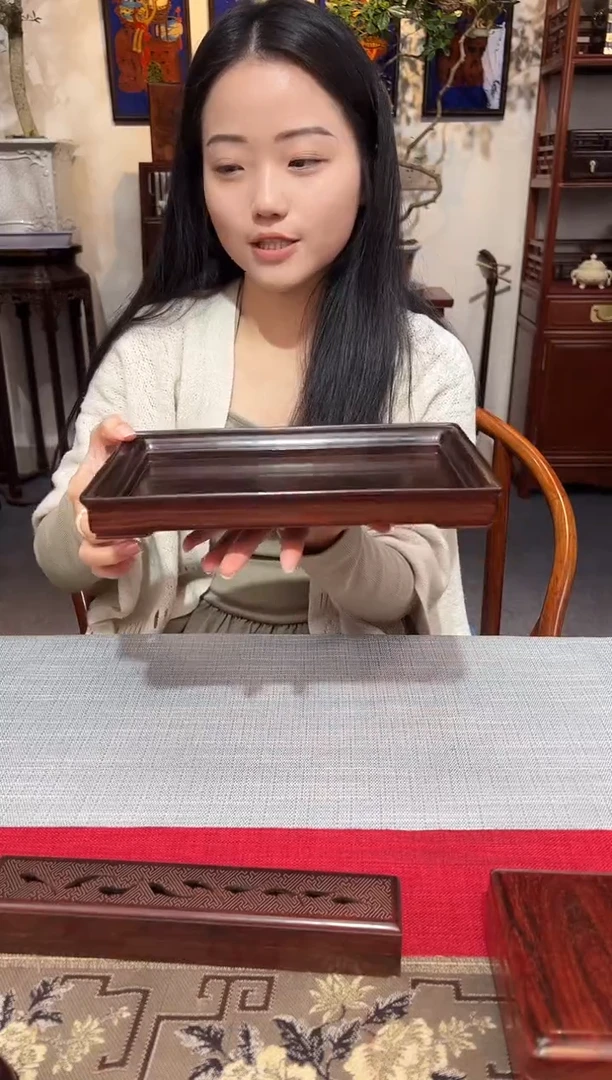 紫檀木类成套家具全独板文盘