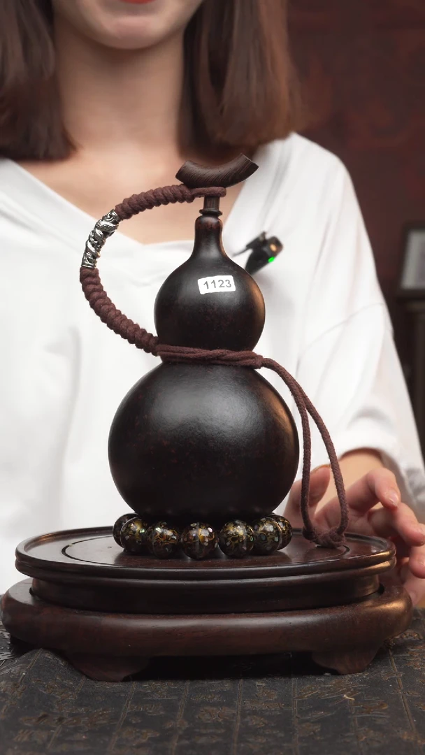 1123号大漆葫芦一物一拍