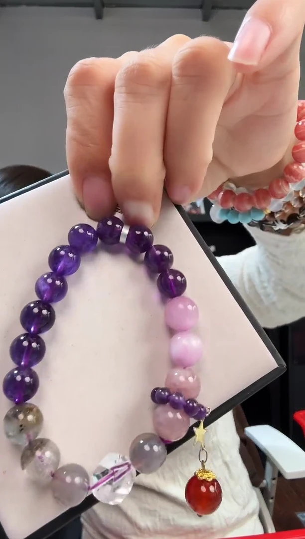 未镶嵌手链水晶优0437 约9mm