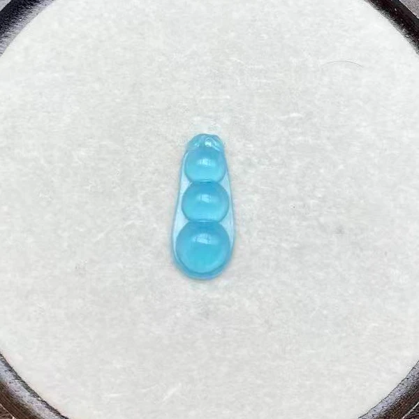 蓝水福豆吊坠  A182