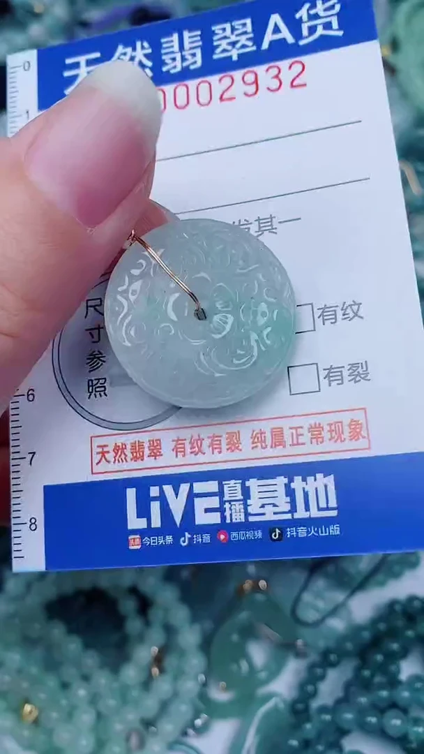 翡翠未镶嵌颈饰00002932