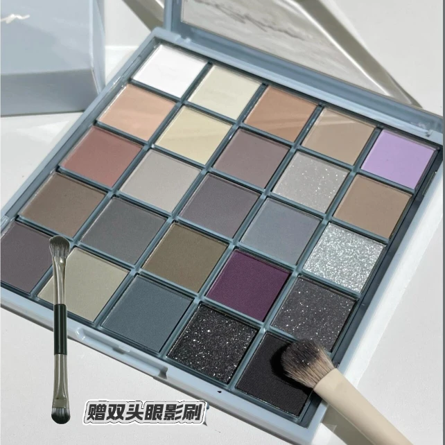 GlamColour/魔法色彩【送双头刷】25色暮野城邦眼影盘ins闪粉亮片
