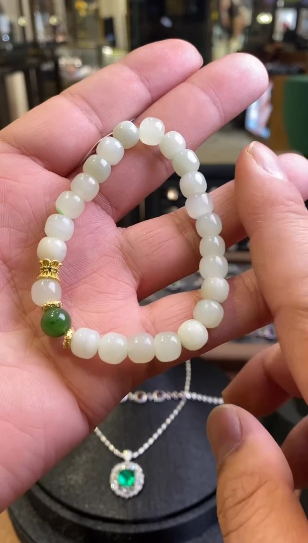 【闪购商品】和田玉手链未镶嵌亏米福利11