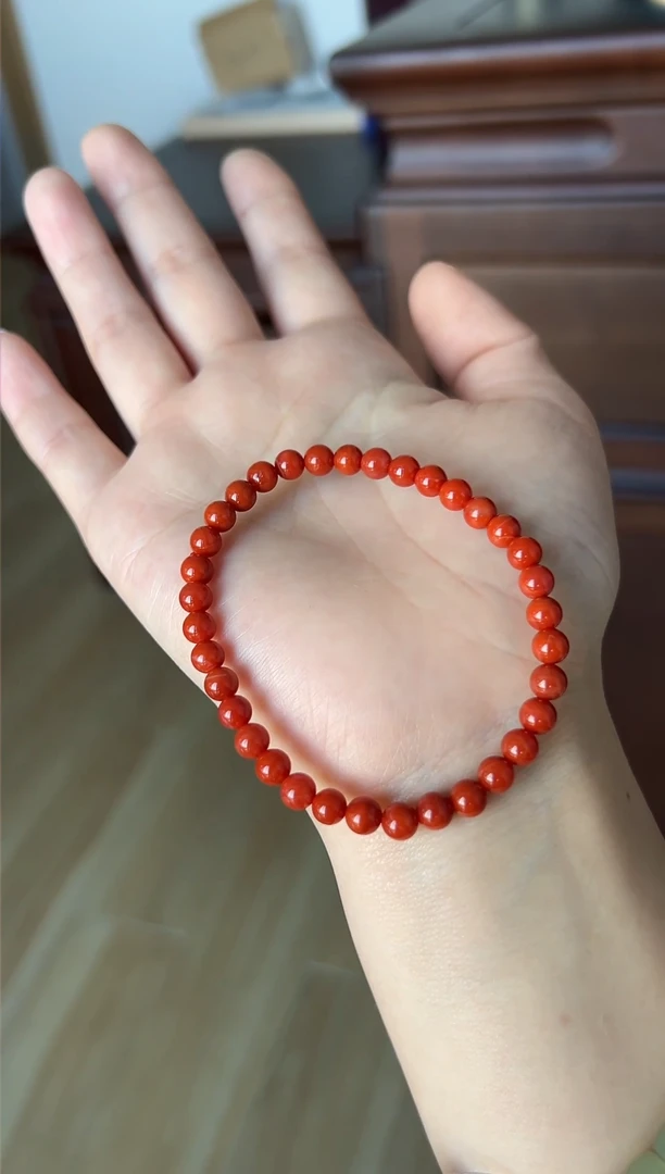 【闪购商品】南红玛瑙手串合金南红单圈手串