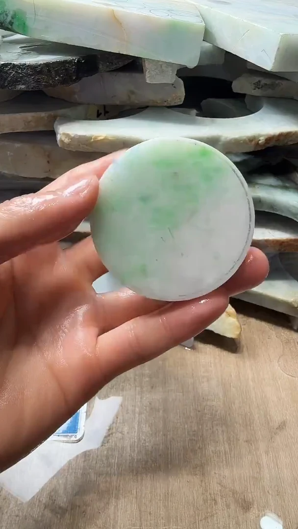 裸石翡翠天然翡翠A货花147