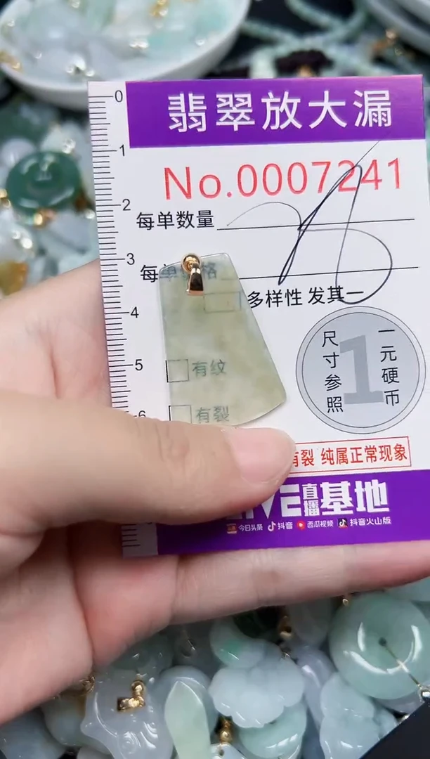 颈饰未镶嵌翡翠7241