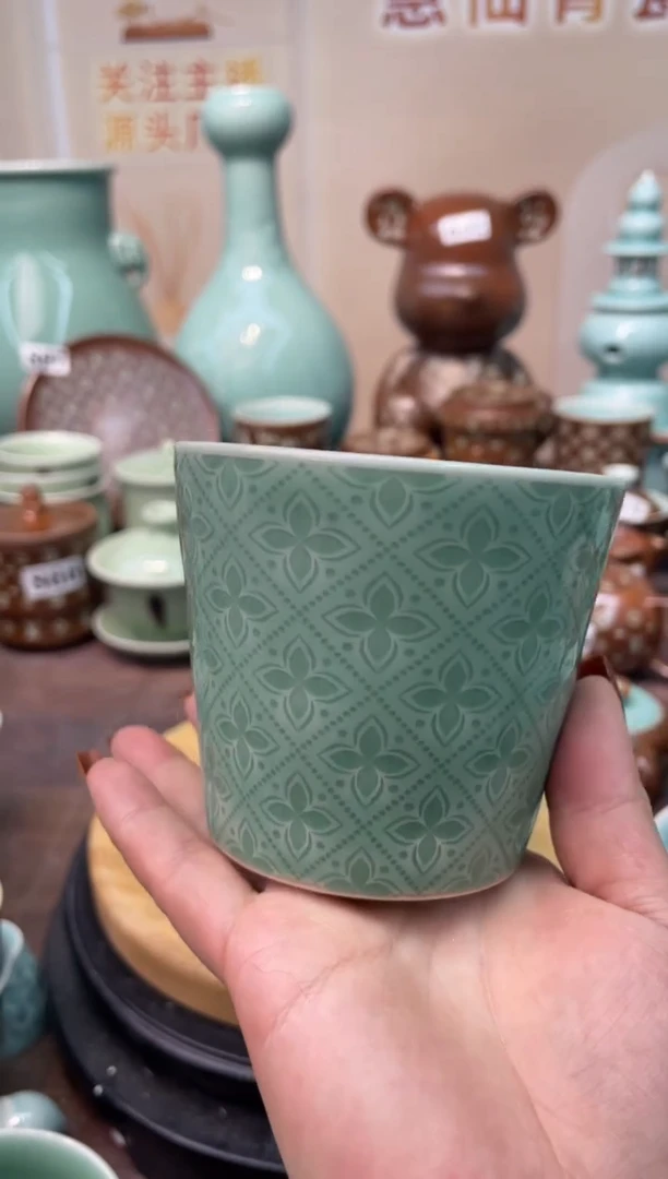 瓷特价福利 微瑕 慧仙青瓷