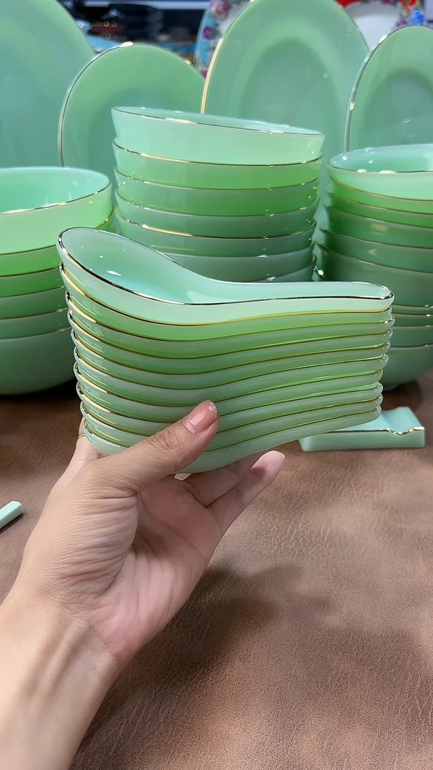 玉瓷勺子10个景德镇餐具