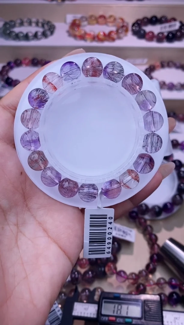 未镶嵌手链水晶仙女超七单圈10m+