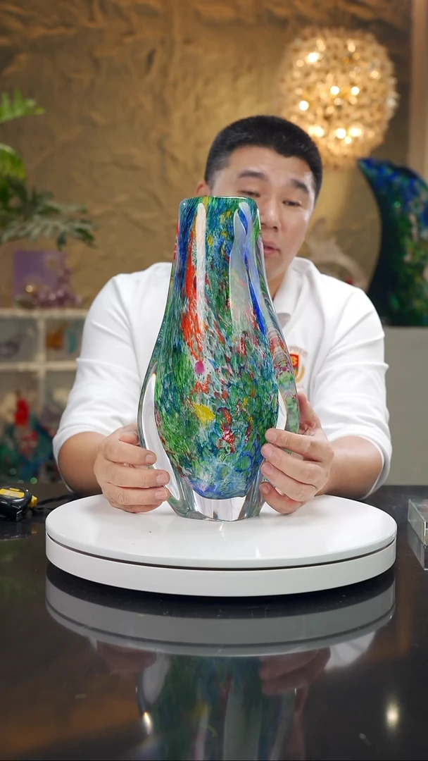 摆件福利设计款莫奈花瓶大号