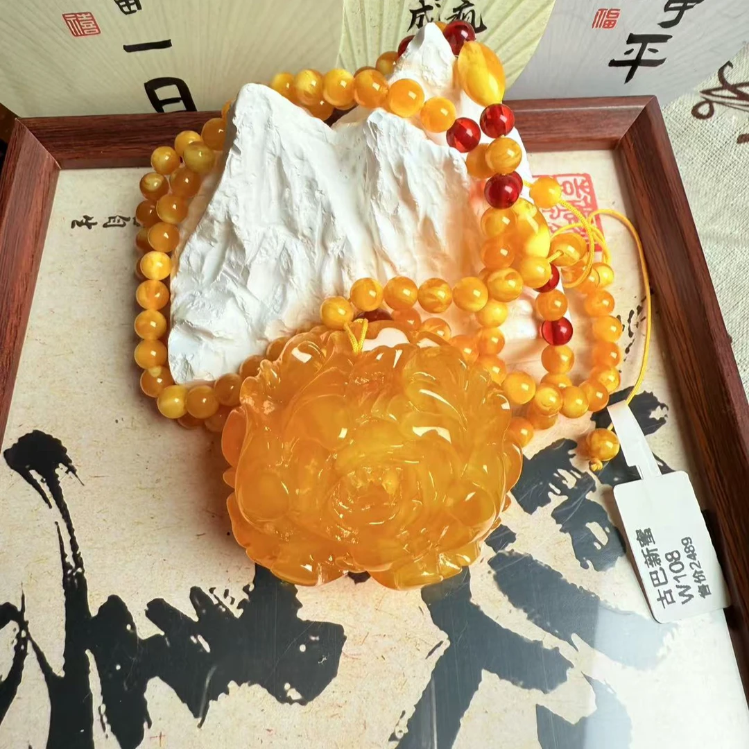 W108古巴新蜜珠珠链百花蜜牡丹花