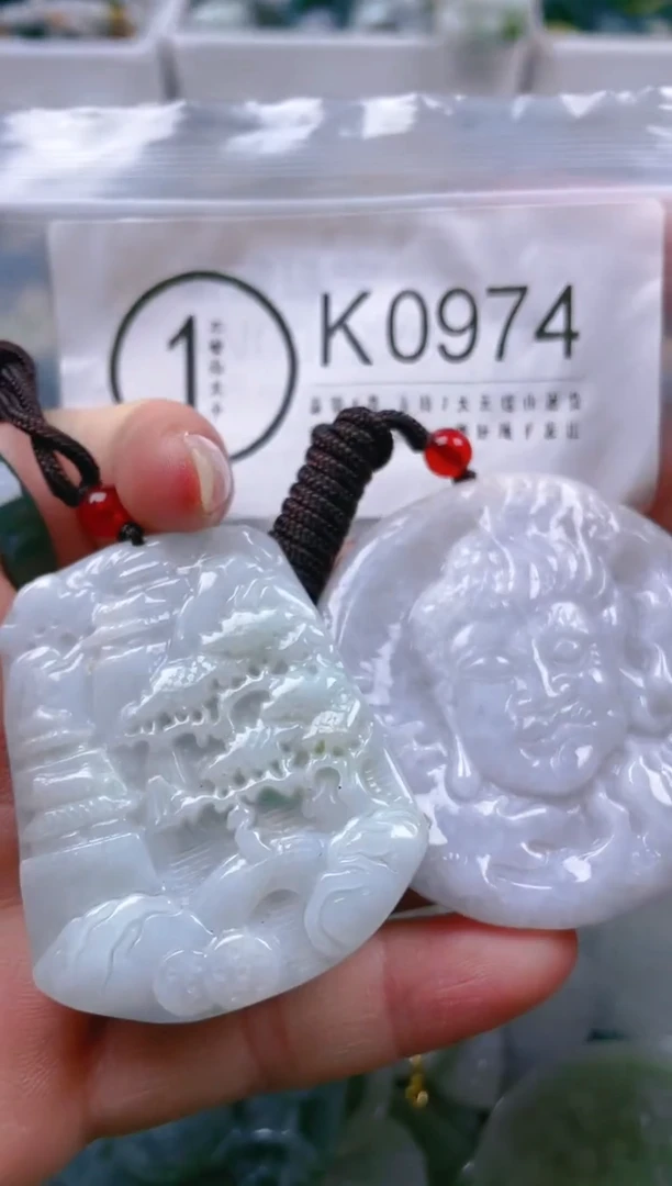 【闪购商品】翡翠颈饰未镶嵌/K/翡翠A货一图一物