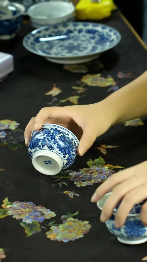 千款手绘茶具直接炸